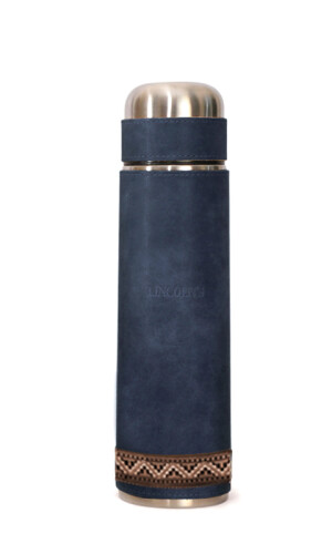 TERMO 1 LITRO ARIES ENGRASADO C/ CINTA PAMPA AZUL