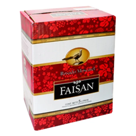 VINO FAISAN BOX 5L ROSADO MOSCATEL VINO FAISAN BOX 5L ROSADO MOSCATEL