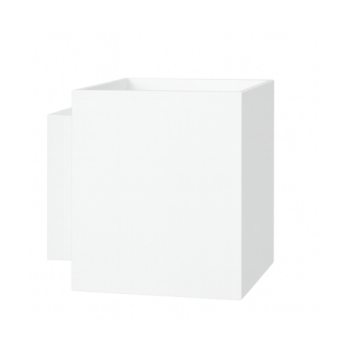 Lámpara de Pared Bidireccional Cubo Leek Blanco 