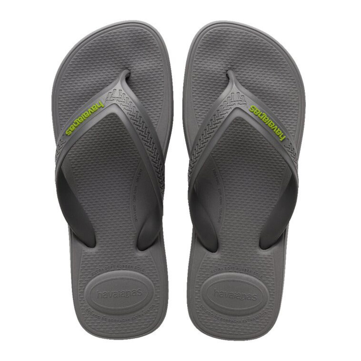 Ojotas de Hombre Havaianas Top Max Comfort - Gris Acero 