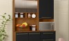 Kit Absoluto de Cocina - 5 puertas 3 cajones Cinamomo/Negro