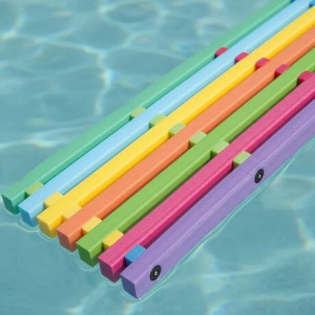 Colchón Flotador Mor Multicolor Relax Piscina Playa Max90kg Multicolor