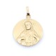 Medalla escapulario en oro 18k amarillo Medalla escapulario en oro 18k amarillo