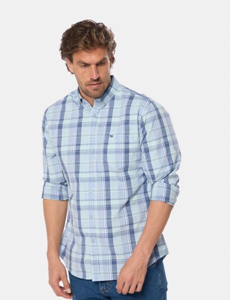 CAMISA A CUADROS Verde