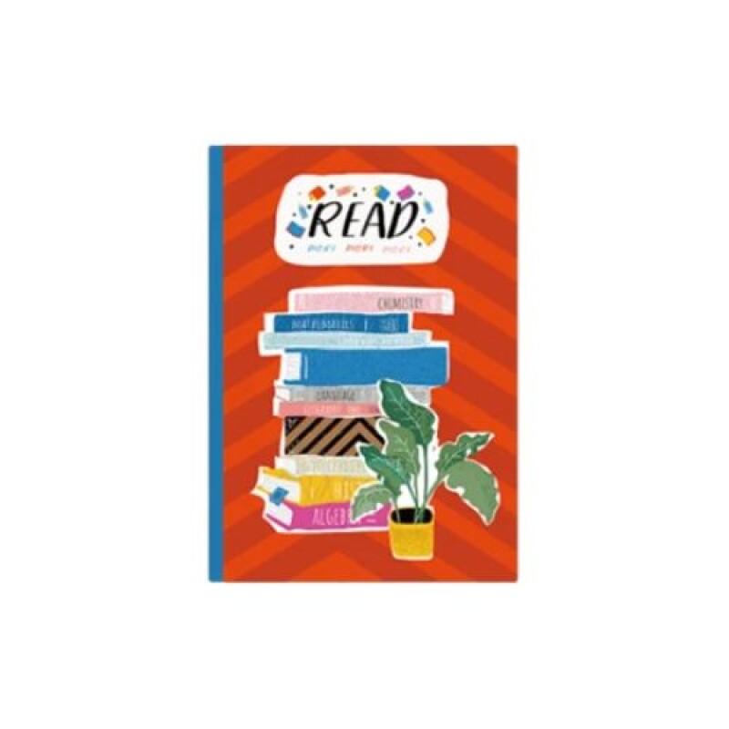 Cuaderno de 40 hojas con renglones Rojo