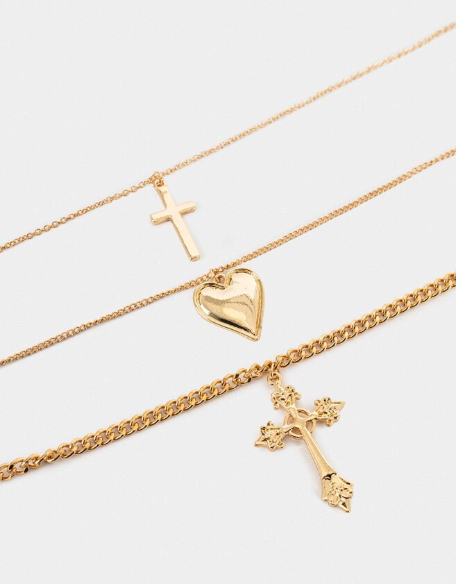 Collares Cortos Religioso Collar Corto Religioso - Dorado
