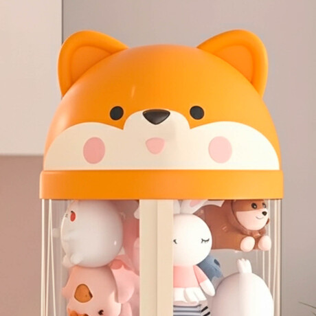 Organizador Juguetes Peluches 160Cm C/Cierre Naranja