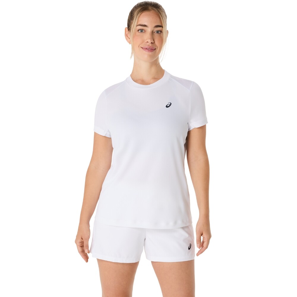 Polo Court SS Top Mujer Brilliant White