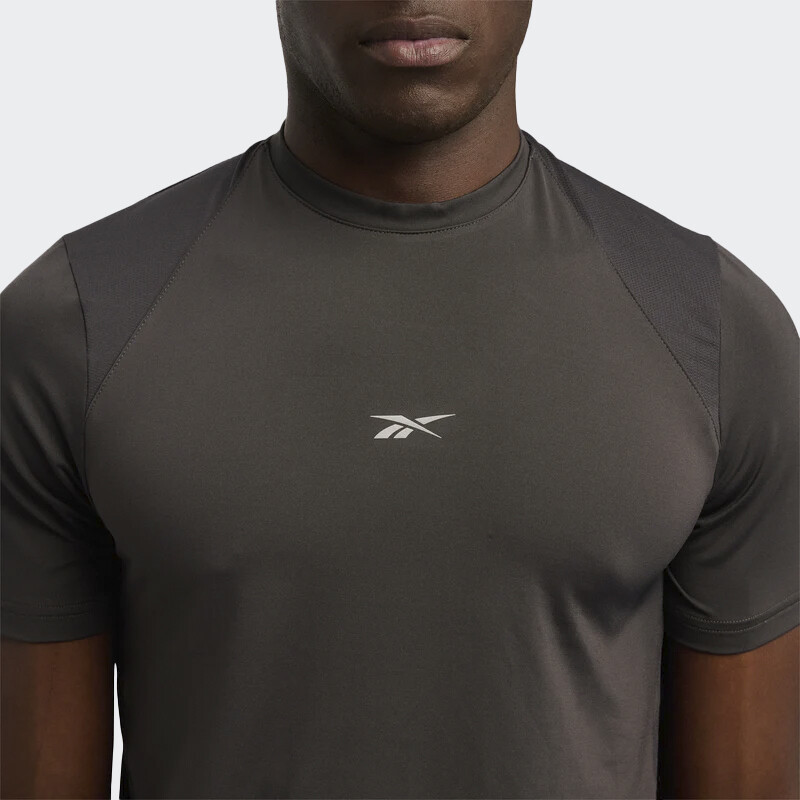 Remera Reebok Lab Speed Running Gris