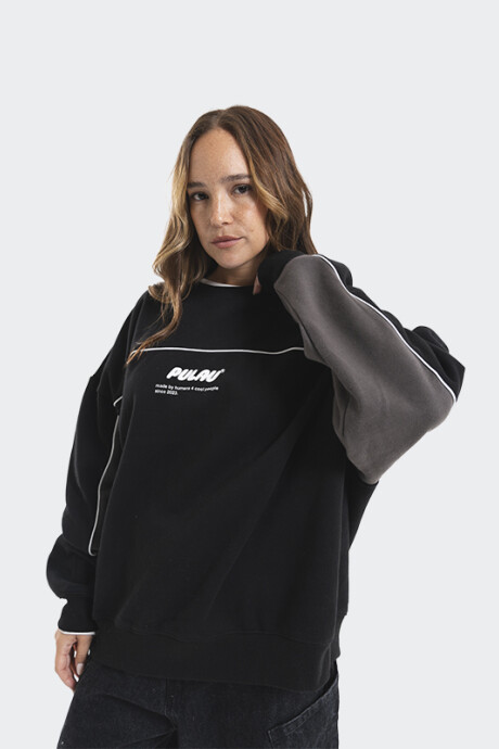 Buzo Pulau Crewneck Negro