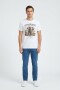 Camiseta estampada Elefante BLANCO