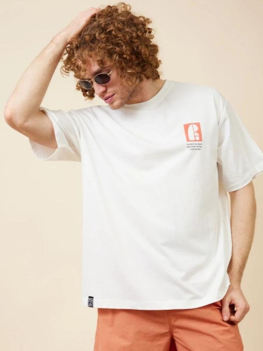 Remera Hombre M/C Alg.C/Estam.E/Espal. Rusty - Blanco 
