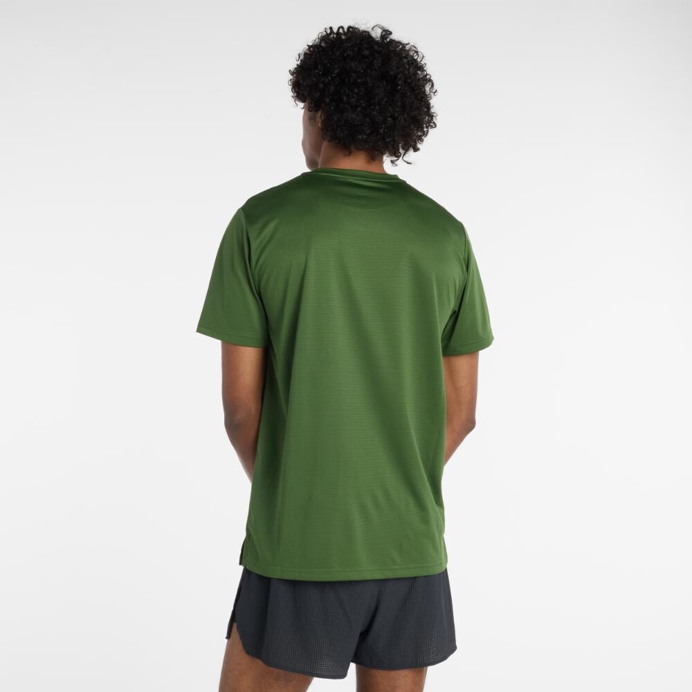 Polo Running Sport Essentials T-Shirt Hombre Green