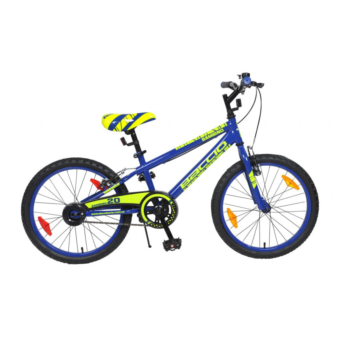 Bicicleta Baccio Bambino rodado 20 - Azul y Amarillo 