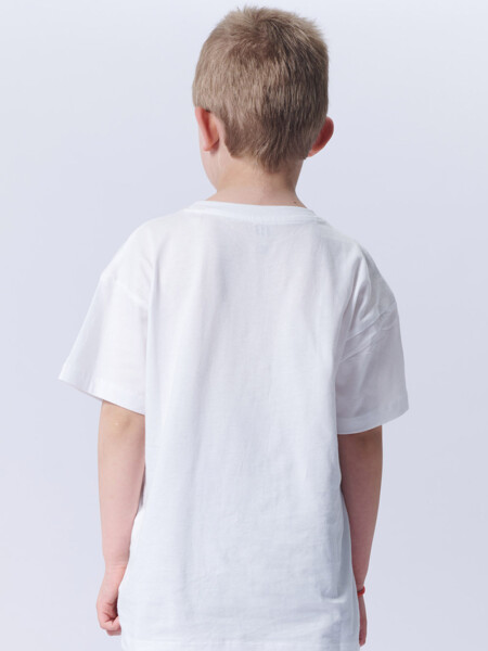 Remera estampada Surfing Week Beige