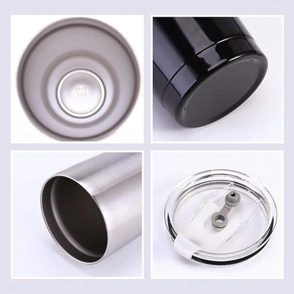 Vaso Térmico Grande 900ml Inox Doble Pared Tapa Hermética Variante Color Rosa