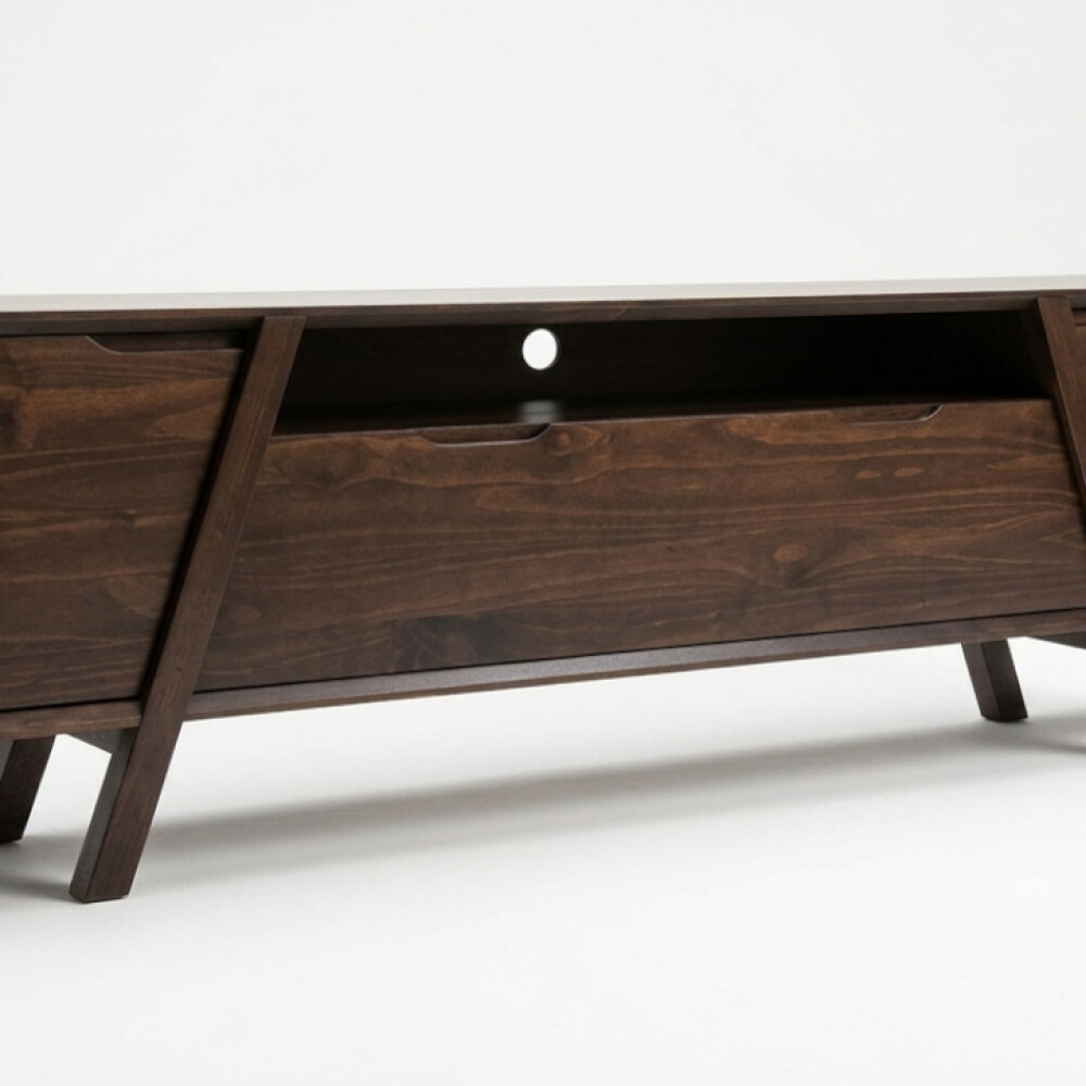 RACK PARA TV DE MADERA MACIZA 2 PUERTAS DISEÑO MODERNO RACK PARA TV DE MADERA MACIZA 2 PUERTAS DISEÑO MODERNO