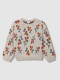 Jersey Con Detalles En Intarsia Gris Medio Melange