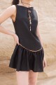 VESTIDO PULPA Negro Y Came