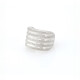 Anillo En Oro 18K, Diamantado. Anillo En Oro 18K, Diamantado.