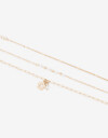 Pulseras Flexibles Sets Perla Set De Pulseras Con Charm Floral - Dorado