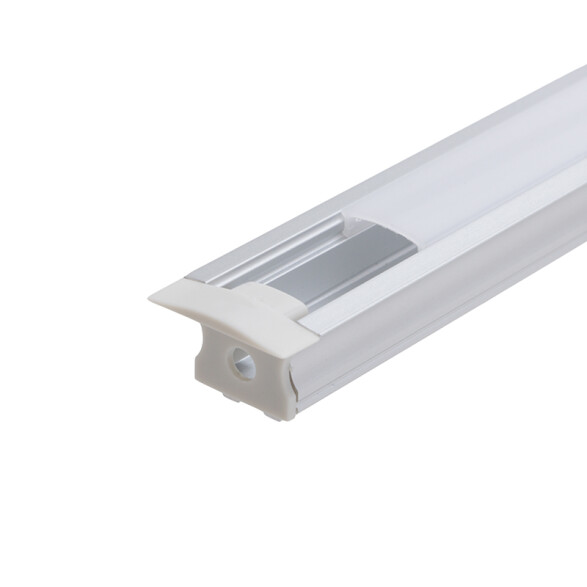 Perfil de aluminio para embutir yeso 1m 25x14,5mm IX4680X