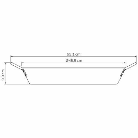 Paellera Antiadherente Tramontina Profesional 45cm 9.2 Litros Paellera Antiadherente Tramontina Profesional 45cm 9.2 Litros