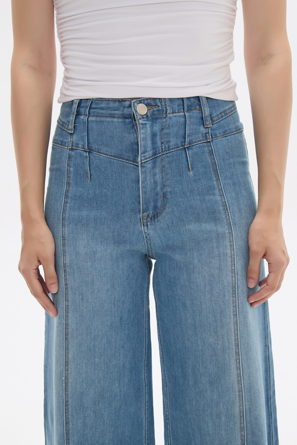 Pantalon Pulan Azul Grisaceo