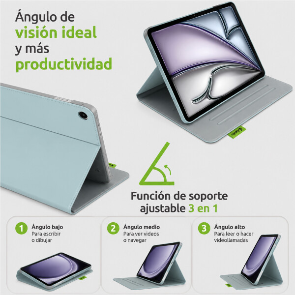 Protector Estuche Ipad Air 11 Gecko Magnético VERDE