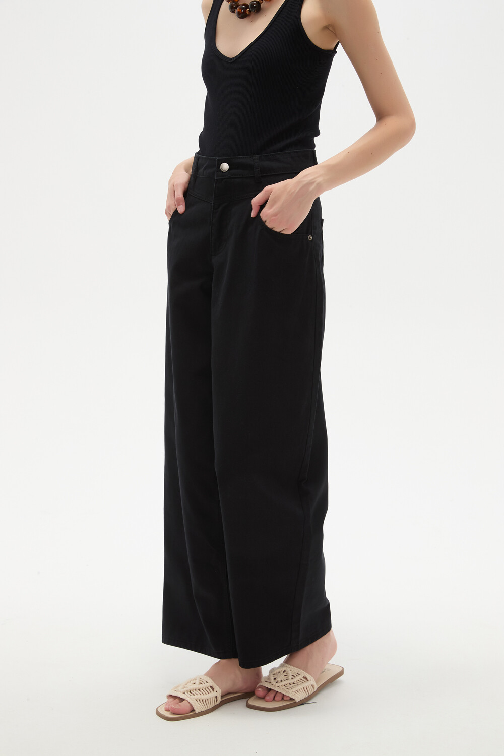 Pantalon Grava Negro