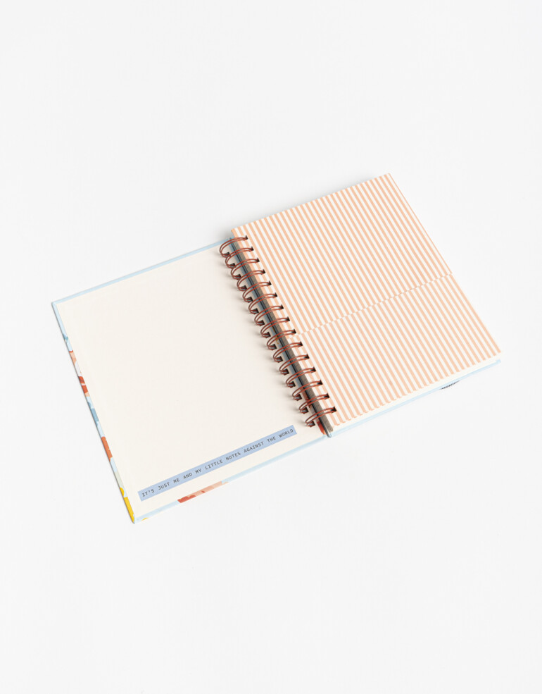 Anotadores Cuadernos y Memos Cuaderno Anillado Estampado - Combinacion Multicolor