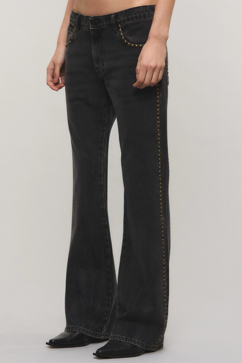 JEANS BOOTCUT MOSS BLACK CUSTO Negro