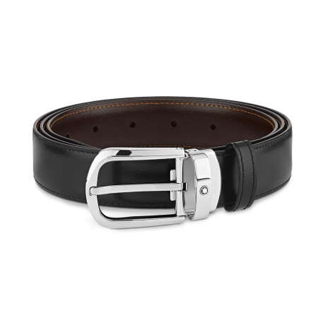 Cinto MONTBLANC cinturón reversible BLACK/BROWN Cinto MONTBLANC cinturón reversible BLACK/BROWN