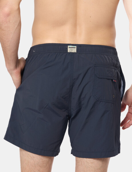 SHORT DE BAÑO LISO Azul