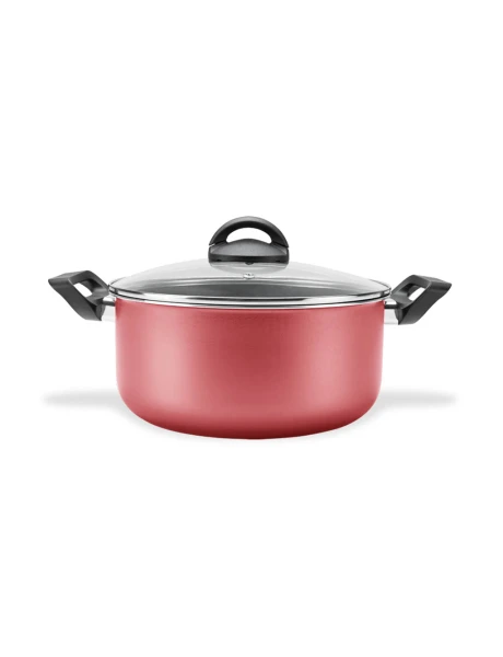 OLLA C/ TAPA 4.5L ALUMINO CHILLI CHERRY. D24/H11.5CM OLLA C/ TAPA 4.5L ALUMINO CHILLI CHERRY. D24/H11.5CM