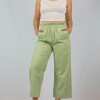 Pantalon Cropped Wanna Light Green
