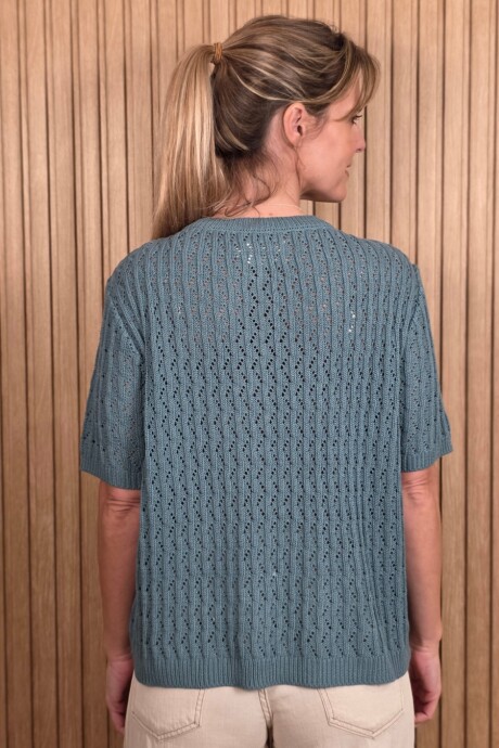 Cardigan Mora Tourquesa