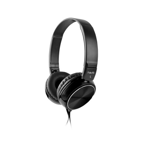 Auriculares Cableados Con Microfono Vincha Havit Negro