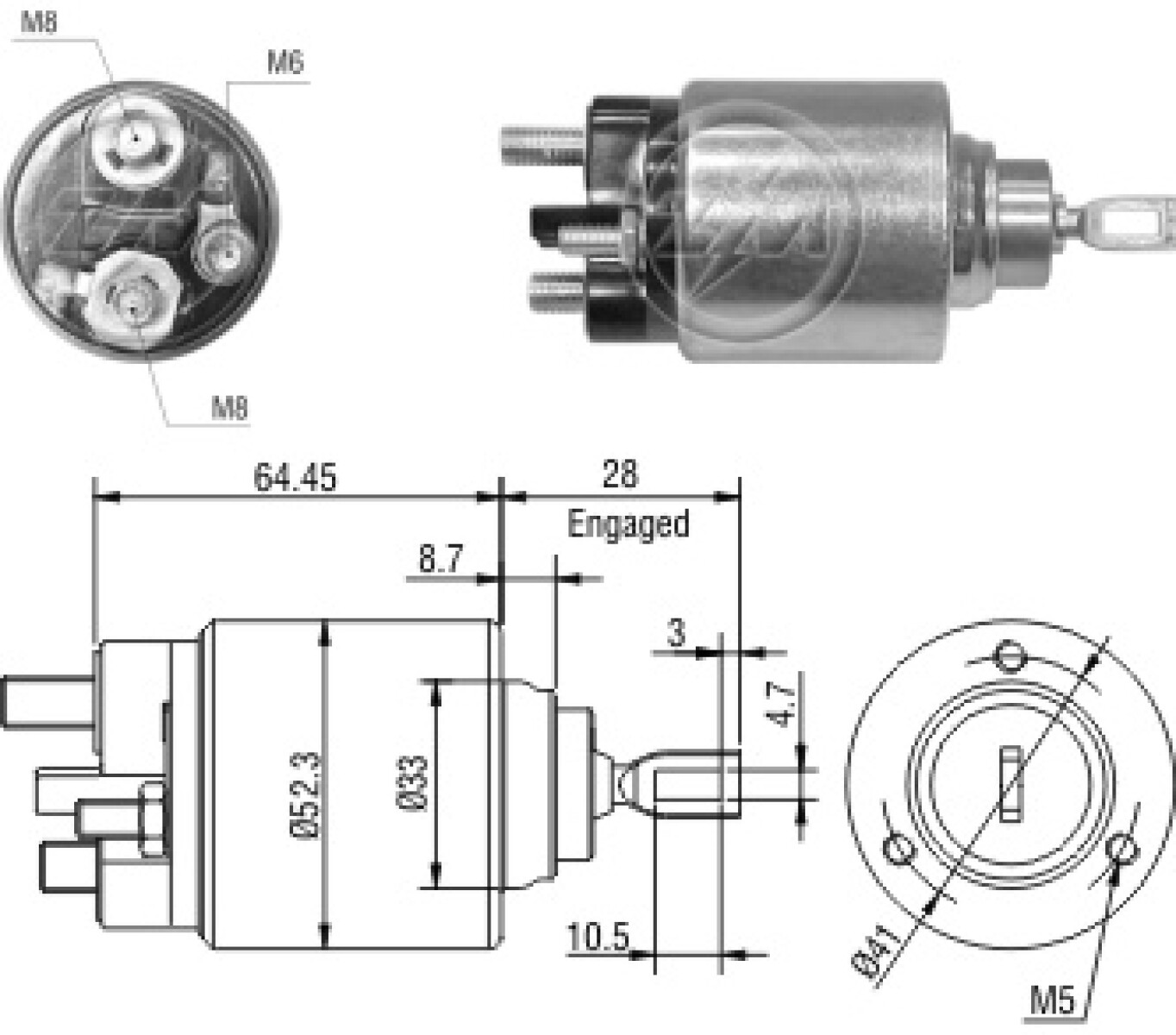 AUTOMATICO DE ARRANQUE - BOSCH FORD MOTOR ZETEC ZM 