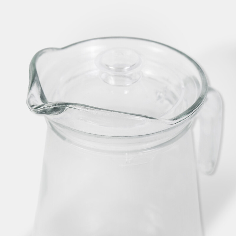 JARRA DE VIDRIO TRANSP C/TAPA 1.1L Unica