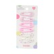 Clips de cabello rosa