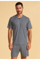 PIYAMA LISO GRIS - 134