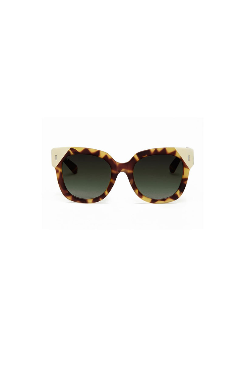 Tiwi Kerr - Rubber Butterfly With Green Gradient Lenses 