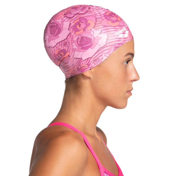 Gorra De Natacion Para Adulto Unisex Arena Flat Silicone Breast Cancer Awareness Swim Cap Rosa