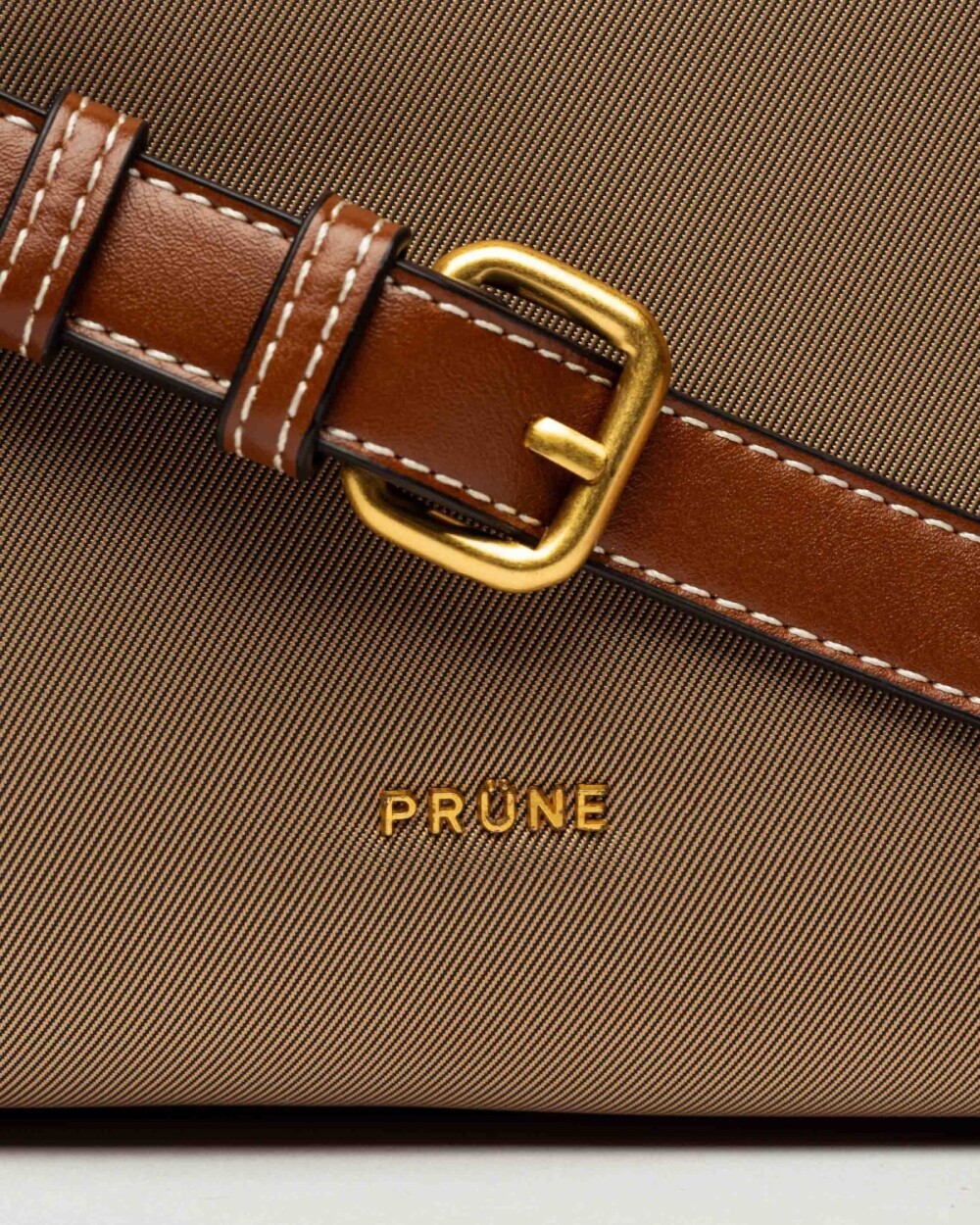 Cartera de mano Wind en nylon Taupe