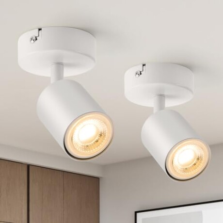 Spot Orientable Para Adosar En Techo / Pared Gu10 Bco/ng Blanco