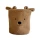Canasto Osito Bucle con Asas ML5265 - MARRON
