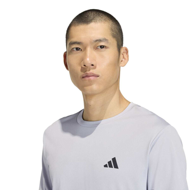 Remera Adidas WE BASE 3S T Hombre KC5286 Gris-negro