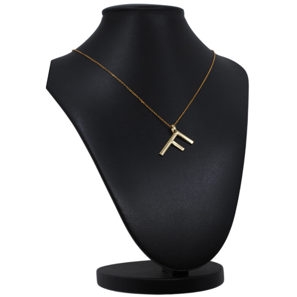 Dije en oro 18k con letra F Dije en oro 18k con letra F