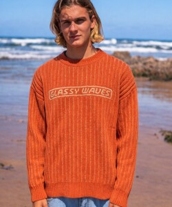Buzo Tejido Barrel / Naranja U